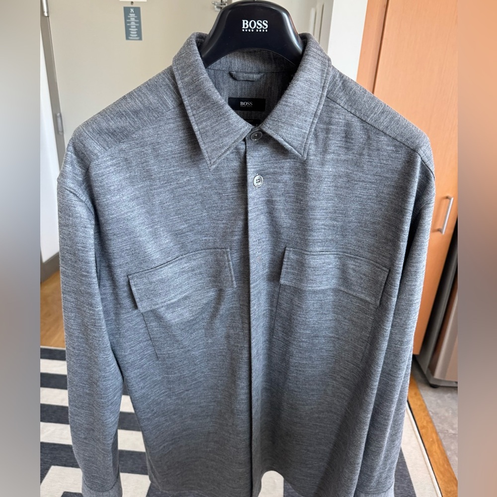 Hugo Boss Charcoal Relaxed Fit Shirt